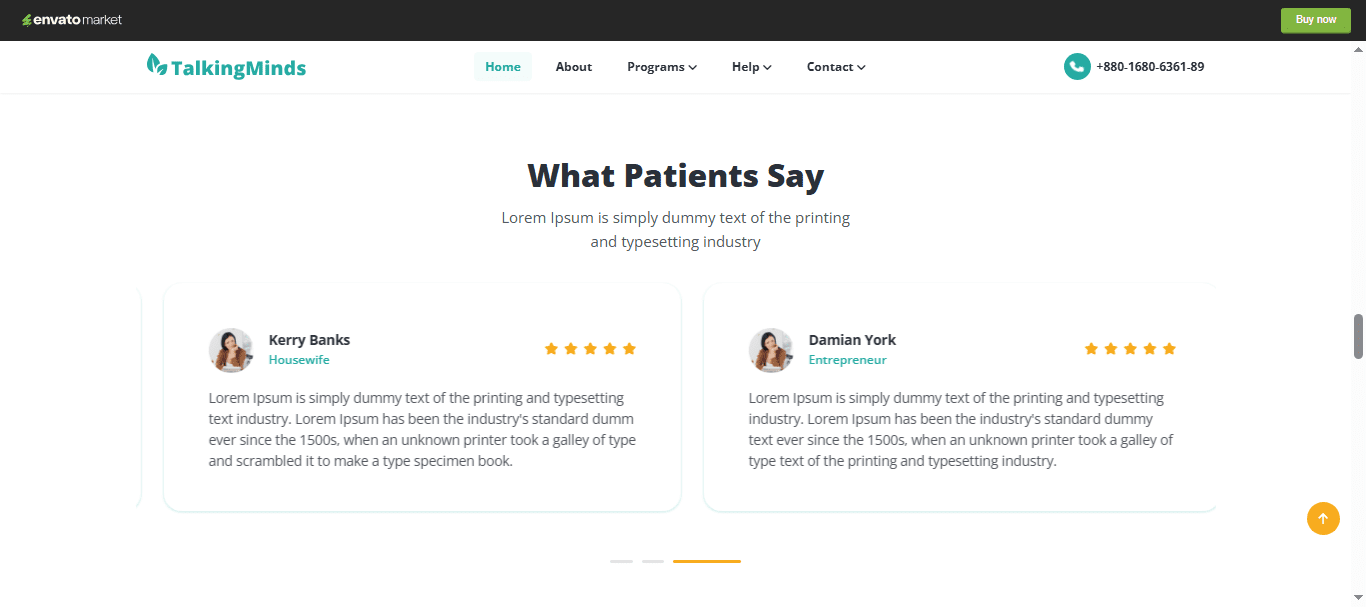 Блок с отзывами